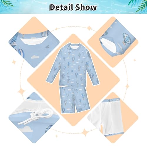 Bañador de secado rápido para niños con protección contra erupciones 4