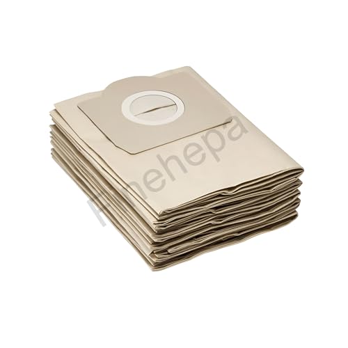 Image of Finehepa Paper Dust Bags Set of 5 - Compatible with Karcher Vacuum Cleaner WD3, WD3 P, MV3 & WD 3.200