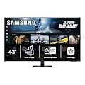 Samsung 43” Smart Monitor M7 (M70F) 4K UHD Display, Samsung Vision AI, Smart TV Apps, Gaming Hub, USB-C, HDMI and USB-A, Black, LS43FM702UNXZA, 2025