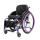 TRGCJGH Faltrollstuhl aus Aluminium, Ultraleicht Rollstühle mit...