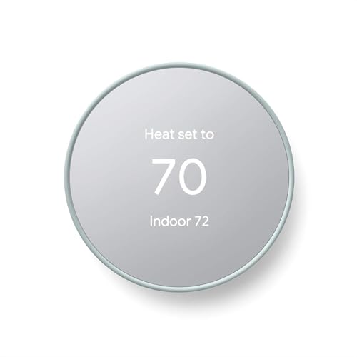 Google Nest Thermostat Smart Wifi Programmable (Fog)