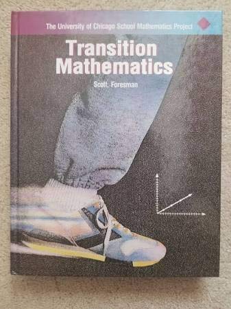 Ucsmp Transition: Mathematics S 0673334058 Book Cover