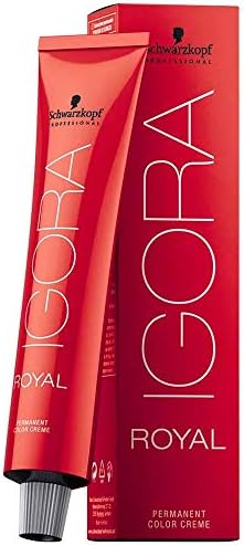 Schwarzkopf Professional Igora Royal Permanent Color Creme, 1-0 Black, 60 Gram
