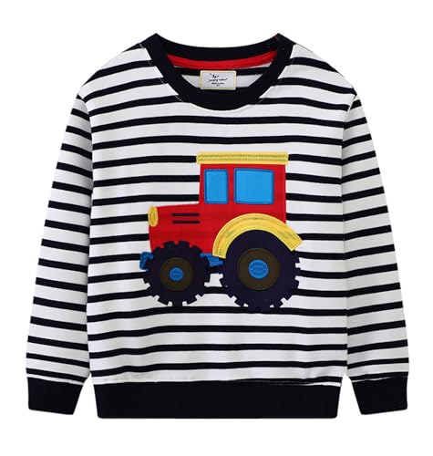 Boys Sweatshirts Casual Sweatshirts Cotton Sweatshirts Long Sleeve T-shirts Crew Neck Cartoon Tops for Boys-582