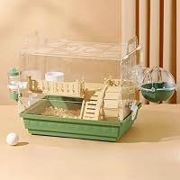 Amazon | 2階建て ハムスター ケージ 透明 アクリル プラスチック