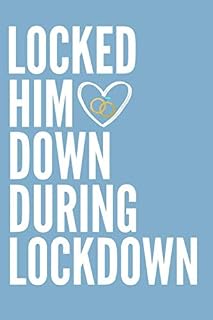 Locked Him Down During Lockdown: Funny Portable Wedding Planning, Planner Book and Checklist