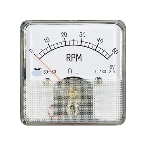 Tachymètre SD60 10V indicateur de tours par minute pour tableau électrique DC - 6