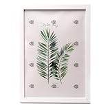 Leuik A4 Picture Frame for Wall|Photo Frame for Wall Photo Display, Gallery Wall or Photo Wall Arrangements | Standard A4 Frame Available in Black, White, Wood Colors (White, 8x12)