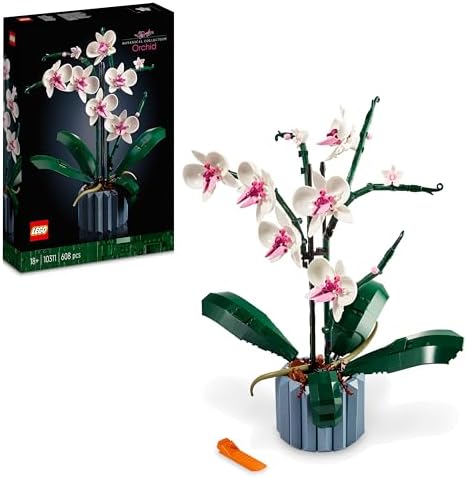 LEGO Botanicals Orchidea - Pianta Artificiale da Costruire per Ad...