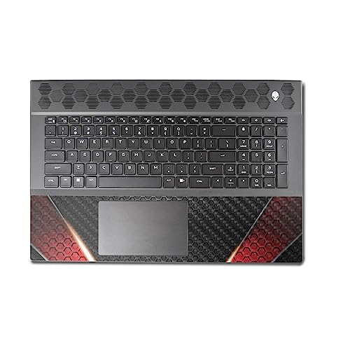 Image of MightySkins Carbon Fiber Skin Compatible with Alienware M18 R1 (2023) Full Wrap Kit - Hex Rays | Protective, Durable Textured Carbon Fiber Finish | Easy to Apply & Change Styles | Made in The USA