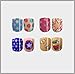 Vivace 4Pack 48Tips Color Changing Under Sun Fake Nails, Artificial Preglued Junior Sticker Nails 11470 etc (Sun 3)