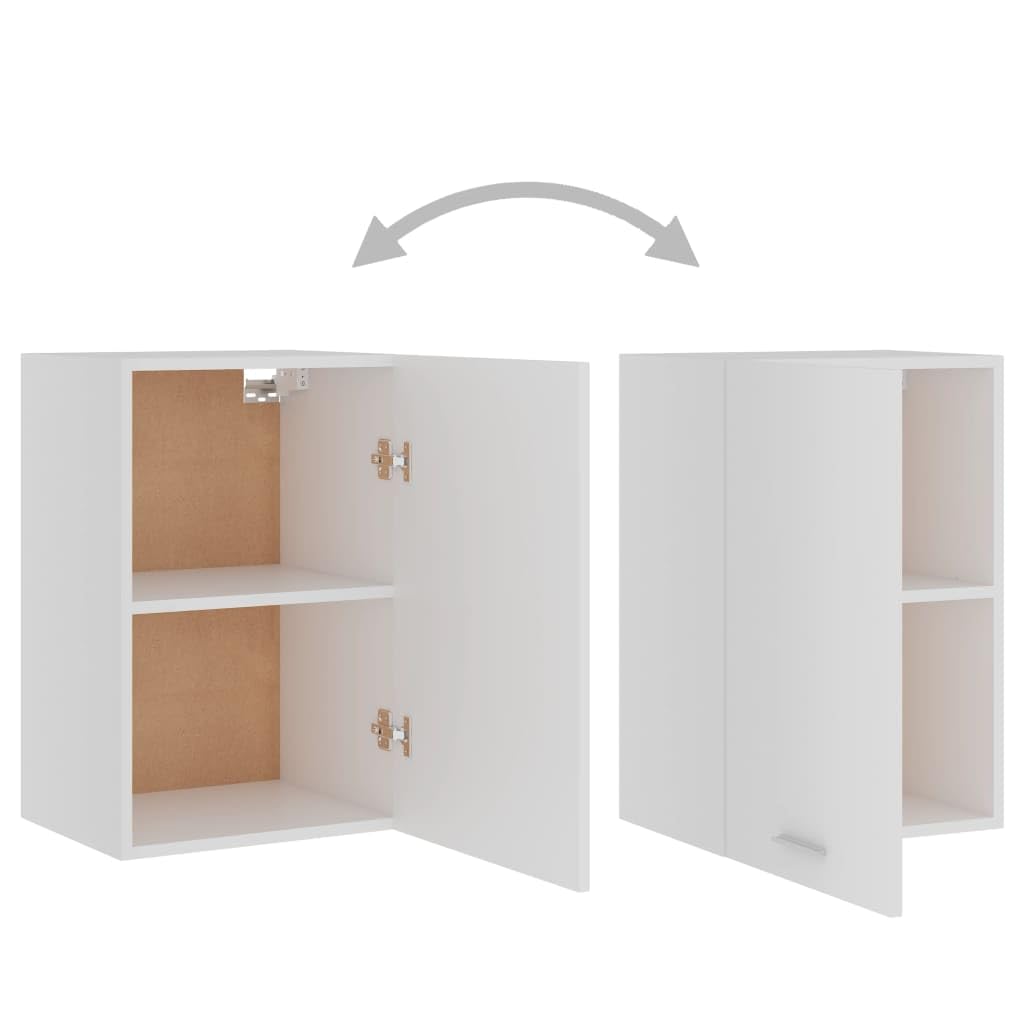 vidaXL Armoire Suspendue Lyon Blanc 39,5 x 31 x 60 cm Bois d'ingénierie
