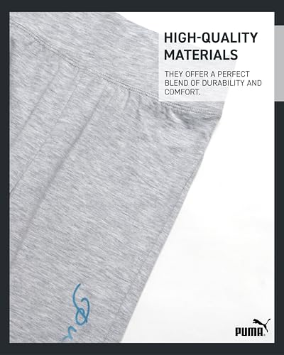 PUMA Girls' Leggings - Comfort Stretch Athletic Legging Pants - Active Yoga Pants for Girls – Flare or Basic Leggings (S-XL)4