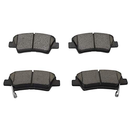 Image of TRQ Rear Brake Pad and Rotor Set Ceramic Calipers Compatible with 2014-2015 Kia Optima