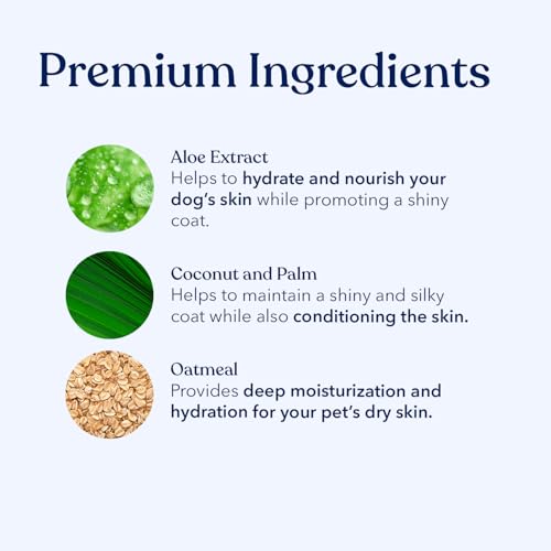 image for Honest Paws Dog Shampoo and Conditioner - Premium Dog Wash for Allergi