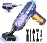 AUXTUR Car Vacuum Cleaner High Power|3 in 1 Portable Cordless Handheld Vacuum|15000PA Brushless Motor|Super Suction Mini Car Vacuum with Super Endurance for Car and Home
