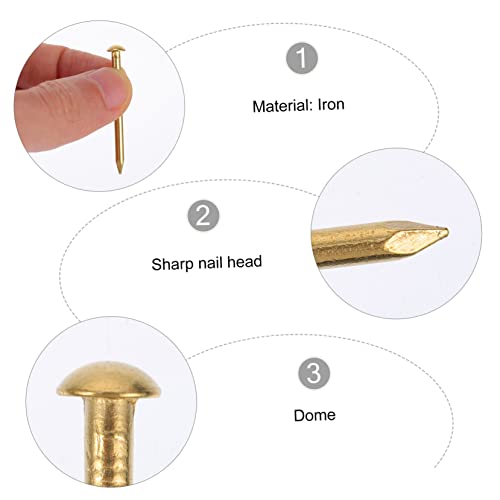 SOLUSTRE 1 Pack Clavos de Cobre Puro 250g para Zócalos y Carpintería miniatura 2