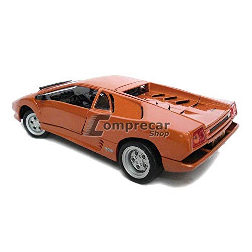 Miniatura Lamborghini Diablo Laranja Motormax 1/24