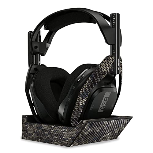 Image of MightySkins Carbon Fiber Skin Compatible with Astro A50 Wireless Headphones + Base Station (Gen 4) - Camo Dots | Protective, Durable Textured Carbon Fiber Finish | Easy to Apply | Made in The USA