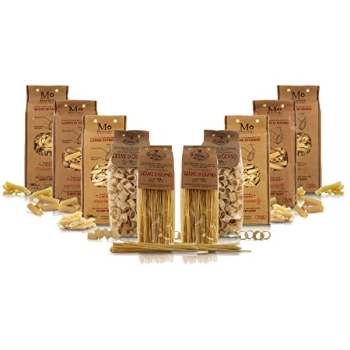Antico Pastificio Morelli - Pâtes artisanales italiennes au germe de blé - Boîte mixte 5 formes - 5 Kg Cover