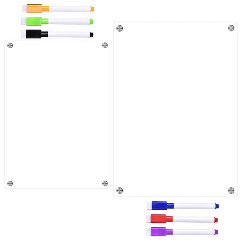 Acryl Magnetische und Notizen Kühlschranktafel aus Tägliche Planung