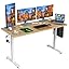 Castin Oak Desktop/White Frame Castin Oak Desktop/White Frame