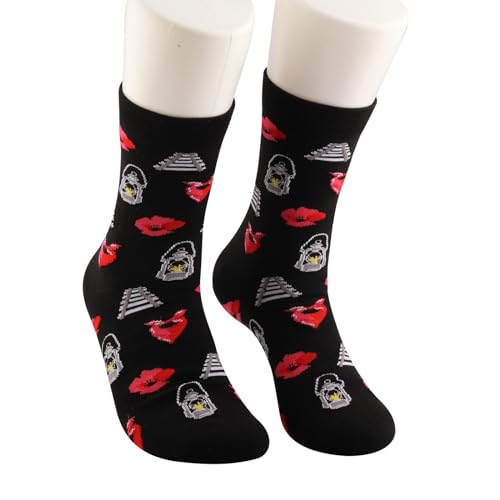 TOBGBE 2 Pairs H-adestown Musical Gift H-adestown Musical Socks H-adestown Merchandise