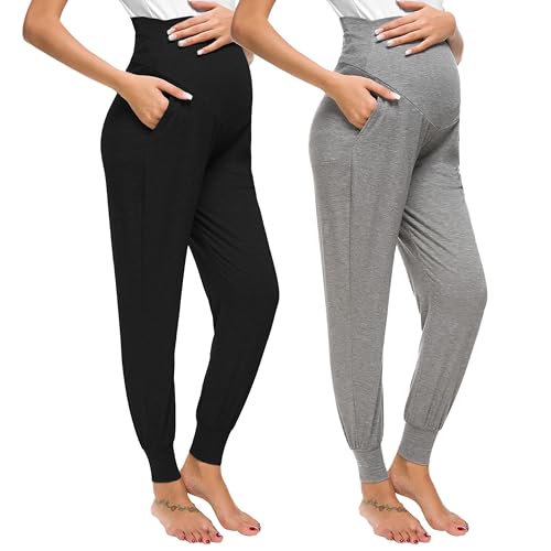 Image of Liu & Qu Maternity Women's Casual Pants Stretchy Comfortable Lounge Pants