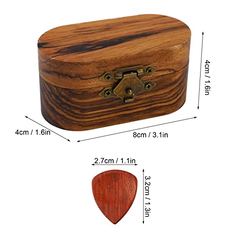 Boîte de Sélection de Guitare en Bois Contenant de Médiators de Guitare avec 5 Pièces de Médiators de Guitare étui de Sélection Portable avec une Apparence Douce - Les Beatles, Paul McCartney, John Lennon, RIngo Starr, George Harrison Boîte de Sélection de Guitare en Bois Contenant de Médiators de Guitare avec 5 Pièces de Médiators de Guitare étui de Sélection Portable avec une Apparence Douce – Image 3