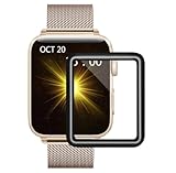 MITB cqw24346457 Apple Watch Screen Protector 42mm, iWatch Tempered Glass Screen Protector, Anti-Scratch, Scratch Resistant, 3D Full Screen Coverage for Apple Watch 42mm Series 3/2/1 [1 Pack, Black]