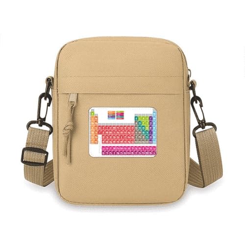 Sac à main pour téléphone portable et bandoulière imprimé chimique léger