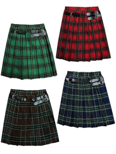 Faldas de fiesta retro para hombre como traje tradicional escocés 2