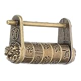 iplusmile Vorhängeschloss im Chinesischen Stil Kleines Retro Zahlenschloss aus Rostbeständigem...