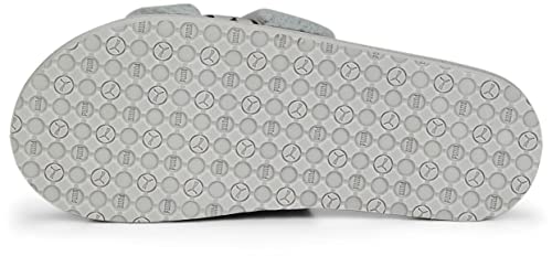 PUMA Womens Fluff Remix Metallic Bx Slides Casual Sandals Casual - Grey4