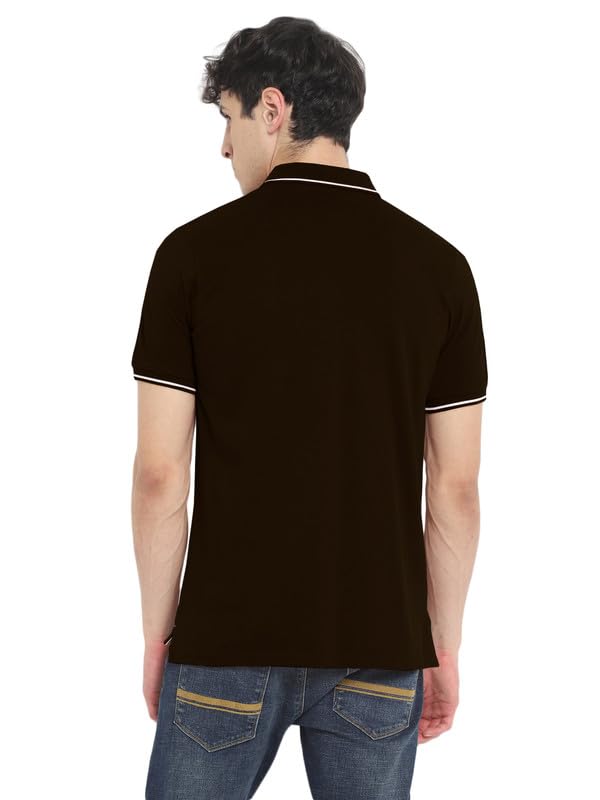 Image of AMERICAN CREW Polo Collar T-Shirt for Men with Pocket