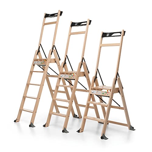 Foppapedretti Lascala 5.0 Scala Pieghevole, Naturale - 5