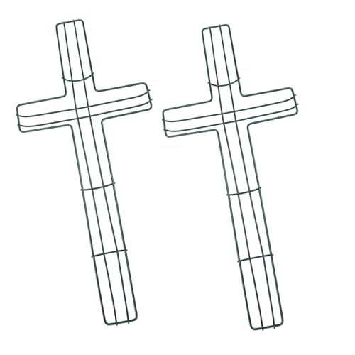 JStnana 2 Pack 24 Inch Wire Wreaths Frame for Crafts,