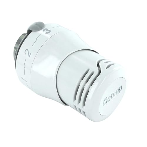 COMAP Tête thermostatique SENSO RI - BLANCHE - M30 x 1,5 - R100100, Compatible avec les corps Comap uniquement