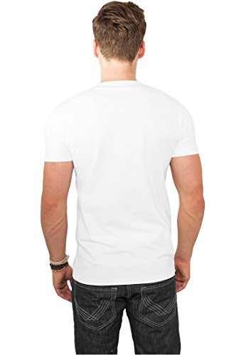 Urban Classics Fitted Stretch tee Camiseta, Blanco (White 220), XL para Hombre