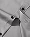 Lusead Grey Mens Dress Shirts Wedding Slim Fit Long Sleeve Stretch Wrinkle Free Formal Silver Button Up Shirt Men