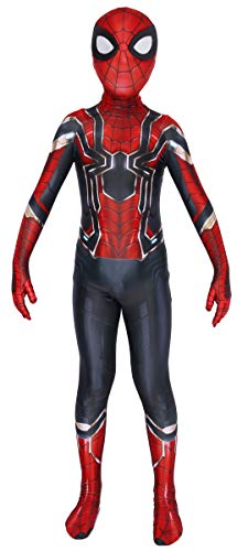Riekinc Superhero Zentai Bodysuit Halloween Kids Cosplay Costumes Green