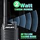 JUCJET EP31 Walkie-Talkie (4 Stück), IP54 wasserdichte Walkie-Talkies, PMR446-Walkie-Talkie mit NOAA-Scan, Empfang, 2-in-1-TYP-C-Ladekabel, mit USB-Ladestation, original Kopfhörer. (Schwarz)