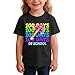 2-9 Kids 100 Days T-Shirt – Boys Girls Student Milestones Top, Colorful Pattern Breathable All-Day Comfort Tee