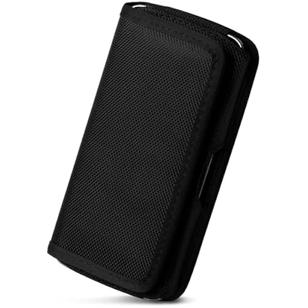 moex Siateczkowe etui do Motorola Edge 50 Fusion saszetka na pasek z zapięciem na rzepy pozioma, kabura na telefon komórkowy z klipsem na pasek, wytrzymały nylon, pokrowiec na telefon komórkowy