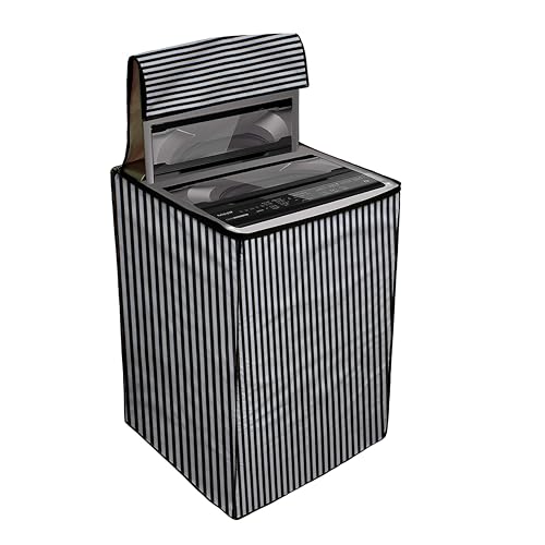 Star Weaves Polyester Washing Machine Cover Compatible For Samsung 8 Kg 5 Star Inverter Fully-Automatic Top Loading Washing Machine | Tl, Magnolia Plum, Activ Wash+ Technology)- FACKUM173