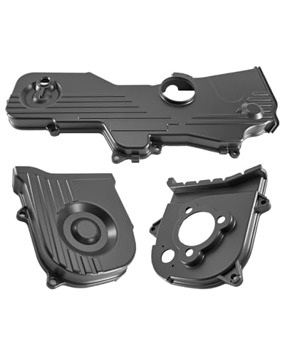 Left Inner Outer and Right Outer Timing Cover Fit for Subaru Forester 2006-2010 Impreza 2008-2011, Timing Belt Cover Replace 13575AA112 13574AA081 13570AA152, 3Pcs