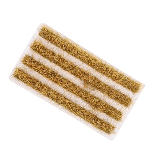 Tofficu Modèle d'herbe de Rizière Miniature en Plastique Léger Solide pour Décor de Table de Sable, Paysage Réaliste pour Modélisme Ferroviaire et Micro-Paysages