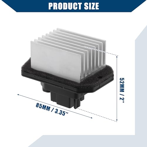 Image of No.L20661B15A HVAC Blower Motor Resistor for Mazda CX-9 2007-2015 for INFINITI Q70L 2015-2019 / Inner /Durable /Metal / 1 Pcs /Silver Tone