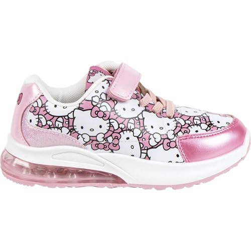 Chaussures de Sport avec Semelle en PVC et lumières Hello Kitty pour Enfants Officielles, Confortables, résistantes, pour Usage Quotidien, activités...
