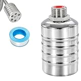 1/2 Inch Water Float Valve 304 Stainless Steel Automatic Water Level Control Valve No Need Electricity Water Level Controller Auto Fill Shut Off Mini Float Valve for Water Tank,Pool,Pond,Tower
